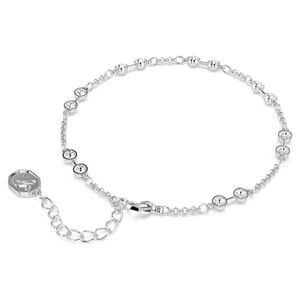 Swarovski Rhodium plated Silver tone Crystal bracelet or anklet. NWT IN BOX